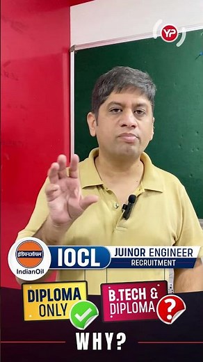 IOCL JE 2025 Eligibility Confusion Diploma only vs B Tech + Diploma ??