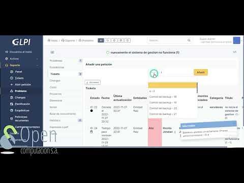 GLPI 10: Gestión de problemas