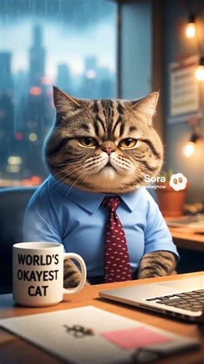 This Cat Is Thrilled At The Day 😑 😺 ☕ #lol #cats #monday
