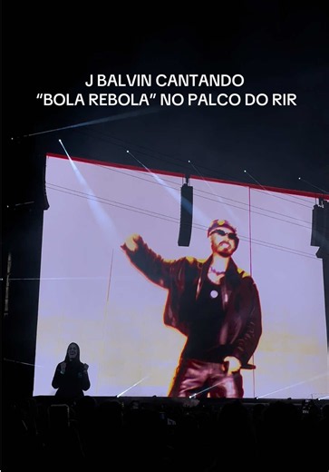 Conexão Rio 🤝 Medellín no Palco Mundo! @J Balvin cantando ‘Bola Rebola’ no #RockInRio #int #jbalvin #show