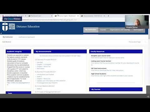 CTC Live! - Using Blackboard