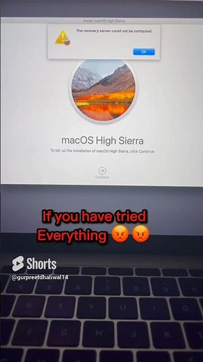 How to fix The recovery server could not be contacted error on macOS!