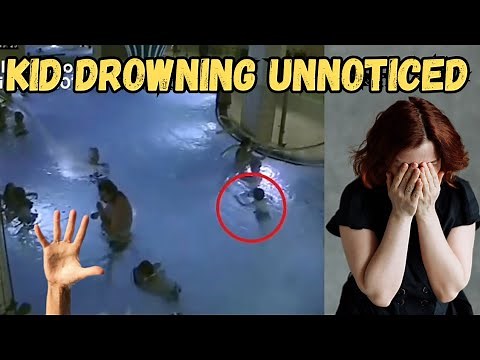 Disturbing Video of a 5-Year Old Child Drowning Unnoticed In a Pool Full of People