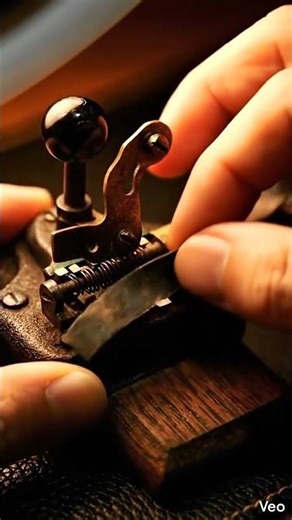 ASMR Restoration / Morse Code Telegraph Key Repair NO TALKING