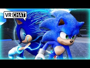 BLUE BOYS BODY SWAP! SONIC AND MOVIE SONIC SWAP BODIES IN VR CHAT!