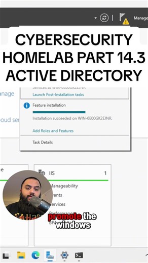 Promoting Windows Server to Active Directory Domain Controller