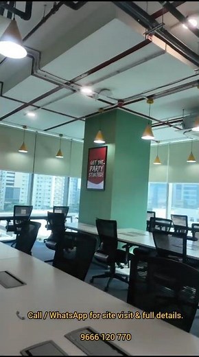Coworking Office Space for Rent in Kondapur, Hyderabad | Plug & Play Offices #managedoffice
