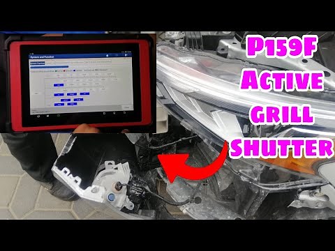 Nissan Altima 2019 How to Fix code P159f Active Grill Shutter