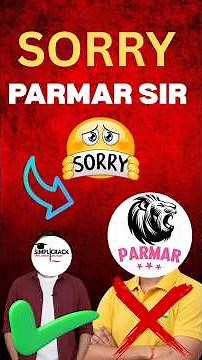 SORRY ‪@parmarssc‬ SIR 💔💔 ..#parmarssc #ssc2026 #sscpreparation #shorts