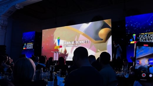 Dawn M. Bennett on Instagram: "Some more reflection on playing Aigis: It was so surreal to be nominated alongside such legendary actors. (And presented by legend @neilnewbon, too)! I still get Imposter Syndrome sometimes, but this gave me great confidence. Thank you to those who voted for me, as well. 💛 — #gaming #videogames #persona #persona3reload #voiceactor"