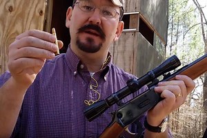 Firing a Scoped Winchester Model 1894