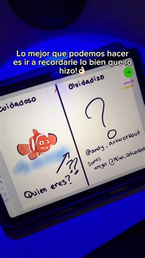 Recordarle a Nemo: reto multiplayer artworkout