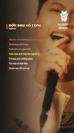 ĐỚN ĐAU VÔ CÙNG | DATKAA #DatKaa #DONDAUVOCUNG #lyrics #nacnacmusic