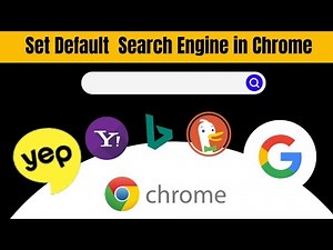 How To Set as a Search Yep.com or Another Search Engine Like bing, yahoo, GOOGLE in Chrome Browser