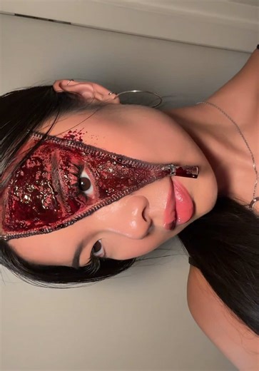 Zipper Face Halloween Makeup Tutorial