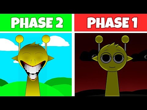 Sprunki Phase Swap 😮🙃Phase 2 swaps with Phase 1 - incredibox sprunki animation