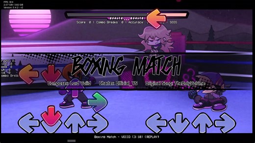 [FNF/VC v2] Boxing Match 99.29 4miss 结尾崩没了