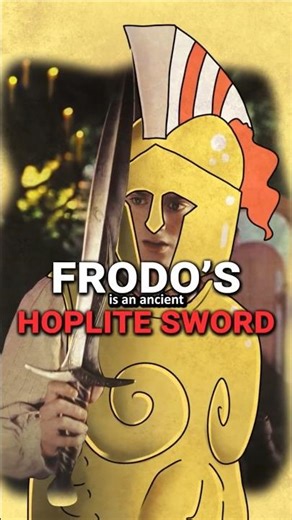 Frodo's HOPLITE sword - why hoplites used small swords #ancientgreece #historyfacts #ancientwarfare