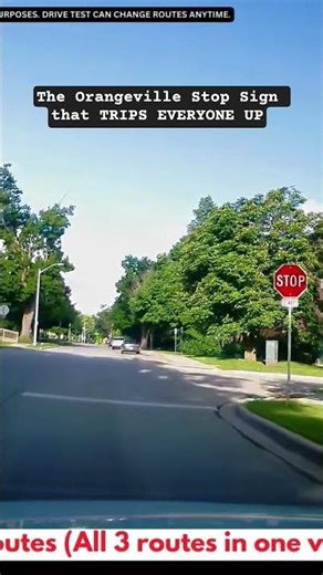 🛑 DON'T FAIL: The Confusing TWO-WAY Stop Sign Rule on Your Orangeville G Test Route