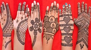 232K views · 1.6K reactions | Top 6 Arabic Mehndi Designs. | Amisha Arts | Facebook
