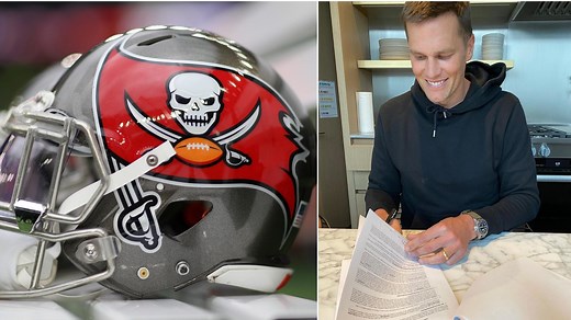 Brady announces he's officially a Buc