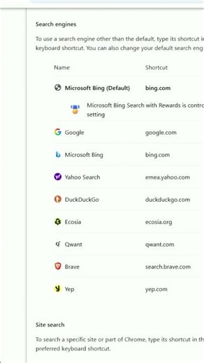 Google Chrome Seach Shortcut Trick