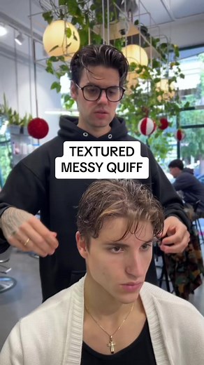 Textured Messy Quiff: The 2024 Hairstyle Revolution