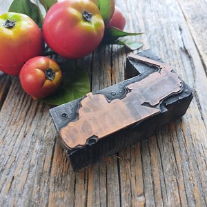 Antique Copper Letterpress Block: Machinist Turbine Press - Etsy