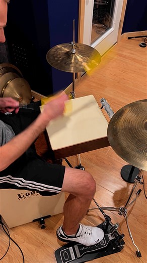 Cajon Kit setup: The feel of a drum kit with the acoustics of a cajon! #cajonkit #cajon #percussion #drumsetup #strajkstudios | Strajk Studios