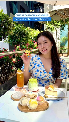 𝗠𝗘𝗟𝗕𝗢𝗨𝗥𝗡𝗘 𝗙𝗢𝗢𝗗𝗜𝗘 • 𝗧𝗥𝗔𝗩𝗘𝗟 • 𝗟𝗜𝗙𝗘𝗦𝗧𝗬𝗟𝗘 on Instagram: "cutest cartoon macarons & dessert cafe in melbourne 🍰👩‍🍳 📍 @dreamicake.melb (Collin st,cbd) Dreami Cake is a dessert cafe specialising in adorable cartoon macarons and fatcaro