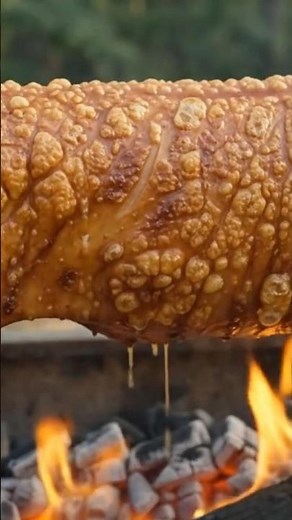 Roasting a Whole Pork on Fire 🔥🐖 | Ultimate Open Fire BBQ