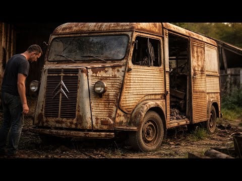 ASMR Car Restoration! 1964 Citroën Type H Full Rebuild From Forgotten Abandoned Van to New