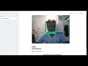 Python Streamlit Face recognition advance attendance system