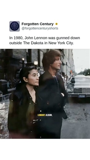 In 1980, John Lennon was gunned down outside The Dakota in New York City.