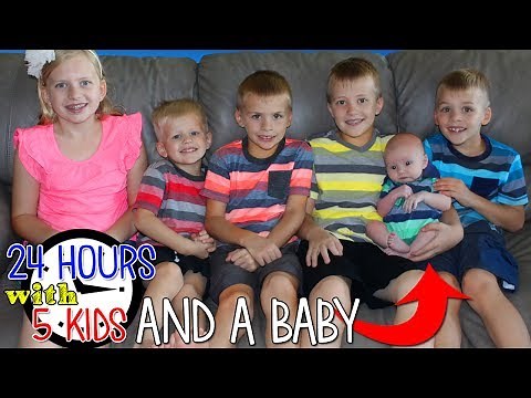 24 Hours With 5 Kids and a Baby