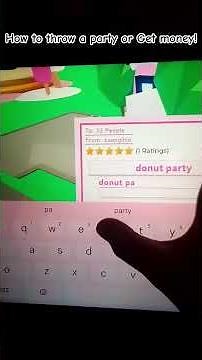 tutorial how to throw a party in adopt me!