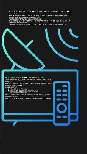 How a Remote Control Works 📡| Simple Explanation#howthingswork#technology#science#engineering#shorts