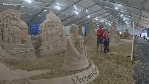 Neptune Fest showcases elaborate sand sculptures. Here are the stories behind them.