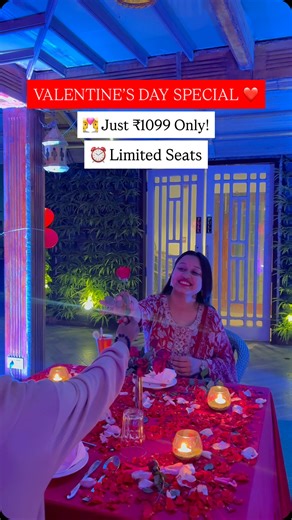 OUR MUZAFFARPUR | HIMANSHU on Instagram: "❤️ This Valentine’s Day, make love unforgettable at Hotel Royal Phulhar! ✨ Romantic rooftop ambience, candle-light table décor, soft music, delicious food & a complimentary cake 🎂💑 — everything in one perfect evening! 💖 Valentine’s Special Package 💰 ₹1099 + GST (Per Couple) 🕖 7 PM – 11 PM ⏳ Limited seats only! 📍 Hotel Royal Phulhar, Maripur Chowk, Muzaffarpur 📞 Booking: 0621-2212477/78 | 9110036081 / 84 / 88 / 99 / 100 🌹 Surprise your special one