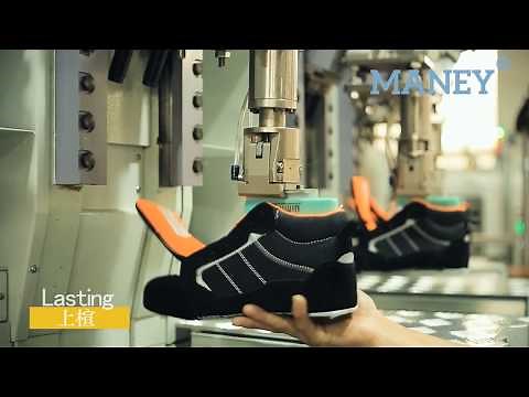 PU PU Injection Machine for safety shoes/boots, leather shoes-MANEY