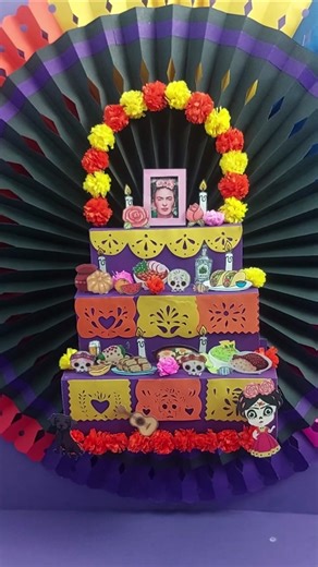 Cómo hacer un rosetón para altar de muertos