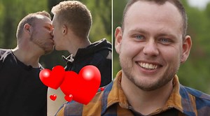 Bonde-Patriks nya bröllopsbesked med 11 år yngre pojkvännen Gustav