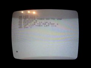 Sinclair ZX Spectrum BASIC Test