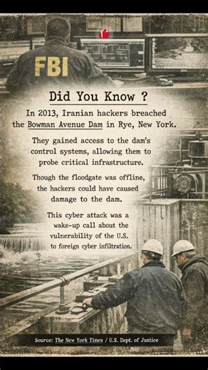 Bowman Avenue Dam intrusion (2013–2014) | Deadly Cyber Attacks done by Iran.