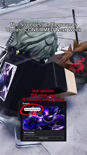 The Strongest Battlegrounds in Roblox Next Week