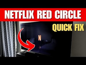 Netflix Red Circle Keeps Spinning On TV - QUICK FIX!