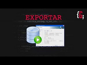How to export Oracle database in SQL Developer