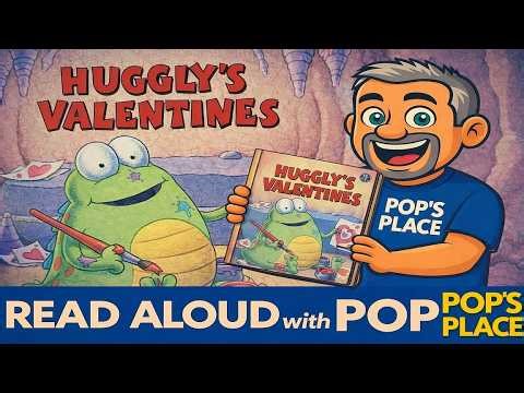 Huggly's Valentines | Full Read Aloud for Kids | Read Aloud with Pop | Valentines Day Story for Kids