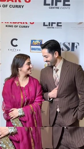 Danish and Hiba in London 😍 #danishtaimoor #hibabukhari #shorts #youtubeshorts