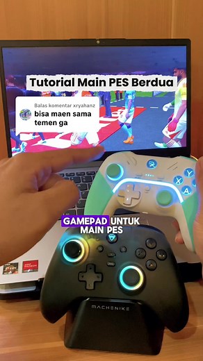 Tutorial Lengkap Main PES Berdua dengan Gamepad